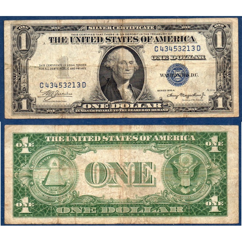 Etats Unis P.416a, B, Billet de 1 Dollar 1935