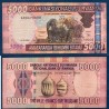 Rwanda P.33, TB, Billet de 5000 Francs 2004 Paniers