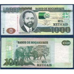 Mozambique Pick N°154a, TTB, Billet de banque de 1000 meticais 2011