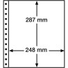 feuilles à bandes Leuchtturm R pour timbres