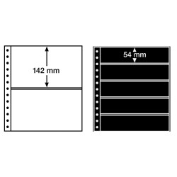 feuilles à bandes Leuchtturm R pour timbres