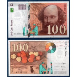 100 Francs Cézanne, TTB, 1997 Billet de la banque de France