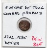 Lorraine, Evêché de Toul, Conrad Probus (1272-1286) Denier piece de monnaie