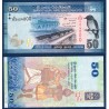 Sri Lanka Pick N°124h, TTB, Billet de banque de 50 Rupees 2021