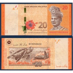 Malaisie Pick N°54b, Sup, Billet de banque de 20 ringgit 2011