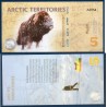 Arctic territories, Billet de 5 polar dollars 2012 Bison