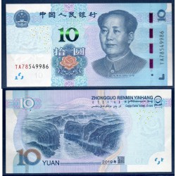 Chine Pick N°914, Sup, Billet de banque de 10 Yuan 2019