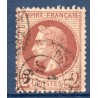 Timbre France Yvert No 26A Empire Lauré 2c rouge-brun Oblitéré