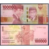 Indonésie Pick N°160d, TTB, Billet de banque de 100000 Rupiah 2019