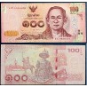 Thaïlande Pick N°120, TTB, Billet de banque de banque de 100 Bath 2010-2016