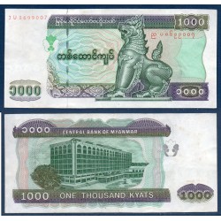 Myanmar, Birmanie Pick N°80, TTB, Billet de banque de 1000 Kyats 2004