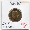 Aruba 5 florin 2017 Spl, KM 63 pièce croix rouge