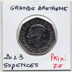 Grande Bretagne 50 pence 2023 Spl, KM 2351 Coronation