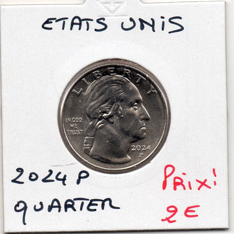 Etats Unis Quarter 25 cents 2024 P philadelphie FDC, Hope