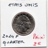 Etats Unis Quarter 25 cents 2024 P philadelphie FDC, Hope