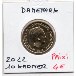 Danemark 10 kroner 2022 FDC, KM.954 Margrethe II