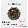 Danemark 10 kroner 2022 FDC, KM.954 Margrethe II