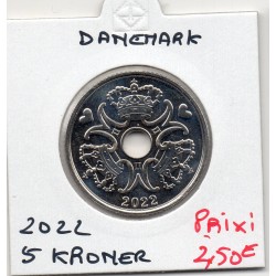 Danemark 5 kroner 2022 FDC, KM.874 Margareth II