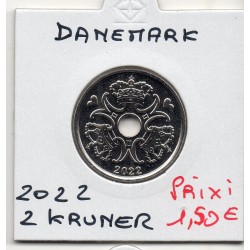 Danemark 2 kroner 2022 FDC, KM.874 Margareth II