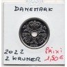 Danemark 2 kroner 2022 FDC, KM.874 Margareth II