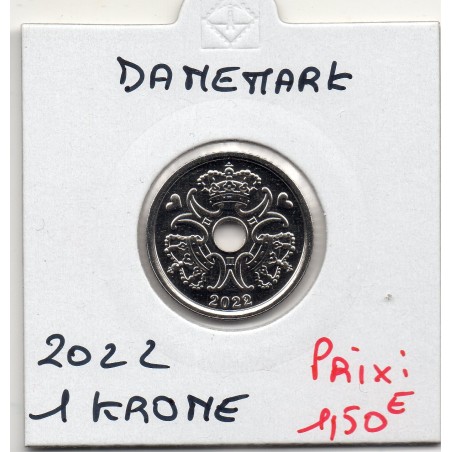 Danemark 1 krone 2022 FDC, KM.873 Margareth II