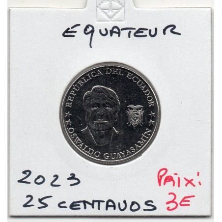 Equateur 25 centavos 2023 FDC, KM.136 Oswaldo Guayasamin