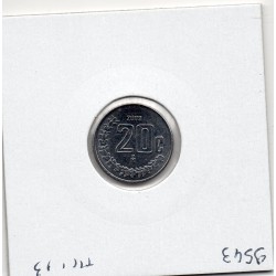 Mexique 20 centavos 2009 Spl, KM.935 petit module