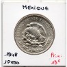 Mexique 1 Peso 1948 Spl, KM.456 Jose Morelos