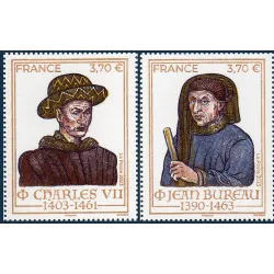 Timbres France 5725-5726 Grandes heures de l'Histoire Neuf