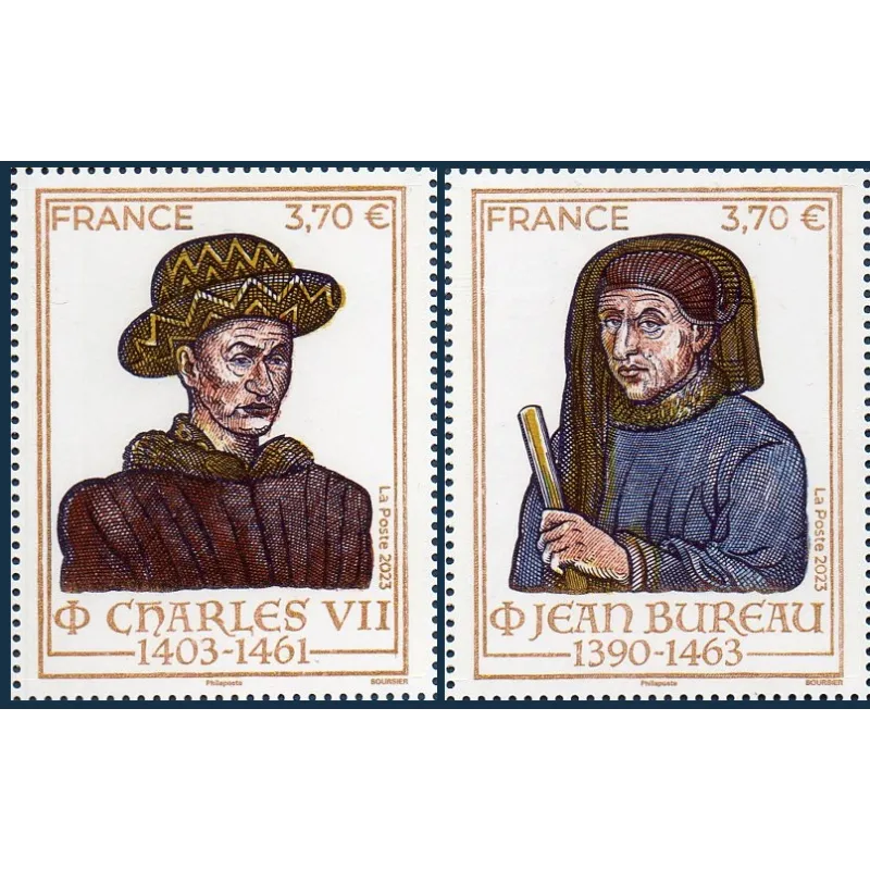 Timbres France 5725-5726 Grandes heures de l'Histoire Neuf