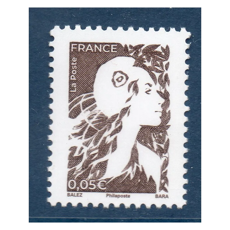 Timbres France 5728 Marianne de l'Avenir 0.05€ bistre Neuf