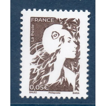 Timbres France 5728 Marianne de l'Avenir 0.05€ bistre Neuf