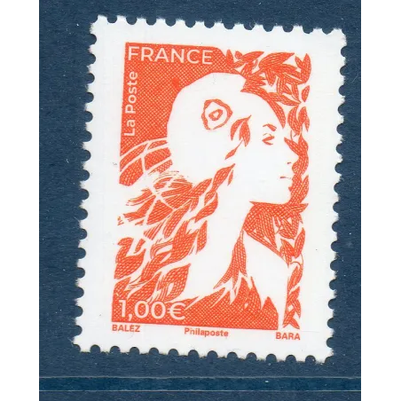 Timbres France 5729 Marianne de l'Avenir 1€ orange Neuf