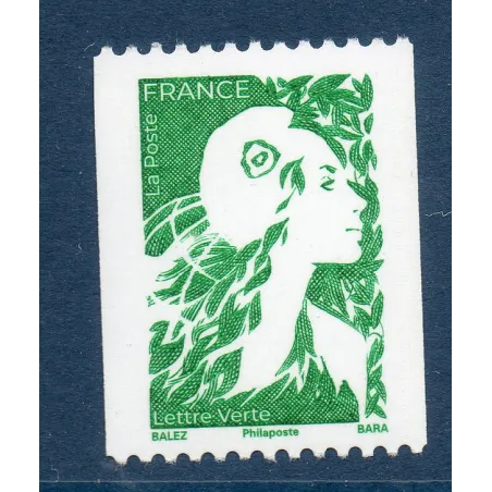 Timbres France 5733 Marianne de l'Avenir LV vert roulette Neuf