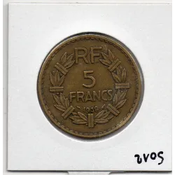 5 francs Lavrillier - 1938 - TTB - F.337/1