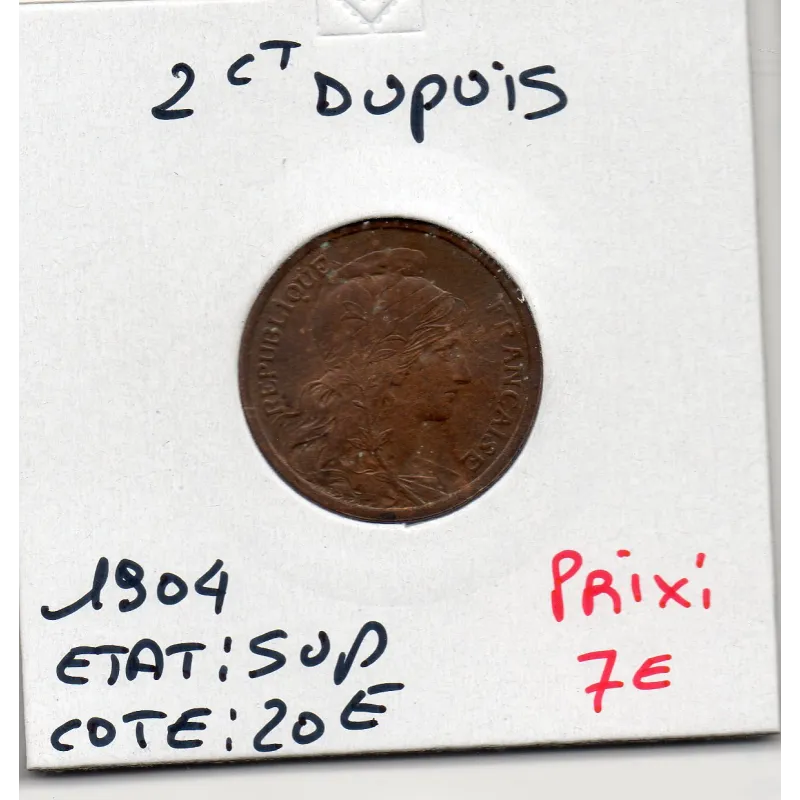 2 centimes Dupuis - 1904 - Sup - F.110/9