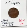 2 centimes Dupuis - 1904 - Sup - F.110/9