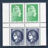 Timbres France 5736-5252A Type Cérès Marianne l'Engagée Neuf Bloc de 4