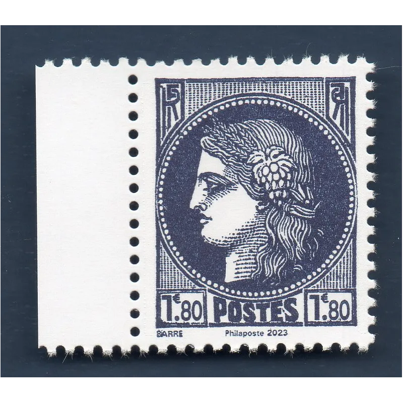 Timbres France 5739 Type Cérès Typographiée Bleu Neuf