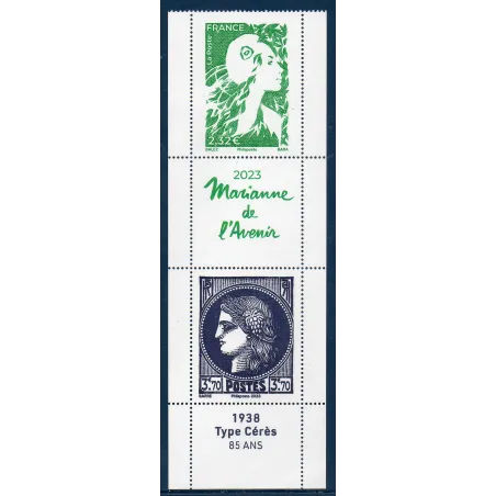 Timbres France 5740-5741 Type Cérès Marianne de l'Avenir Grand format Neuf