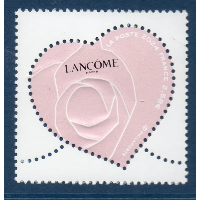 Timbre France 5744 Coeur Lancôme Bisque Neuf