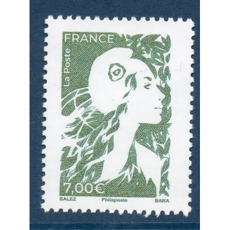 Timbre France 5749A Marianne Avenir 7€ Neuf Vert sauge