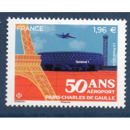 Timbre France 5763 Aéroport Paris-Charles de Gaulle Neuf