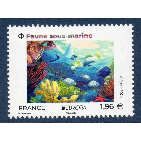 Timbre France 5774 Europa Faune sous-marine Neuf