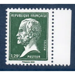 Timbre France 5781 Type Pasteur Neuf Vert