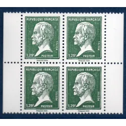 Timbre France 5781 Type Pasteur Neuf Vert Bloc de 4