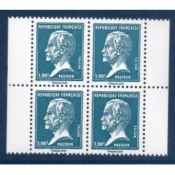 Timbre France 5782 Type Pasteur Neuf Bleu Bloc de 4