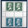 Timbre France 5781-5782 Type Pasteur Neuf Bloc de 4