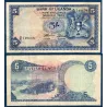 Ouganda P.1a, TB, Billet de 5 Shillings 1966 Nil Blanc