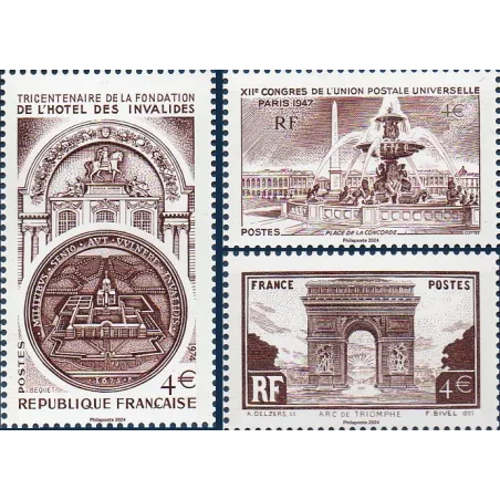 Timbre France 5786-5788 Paris-Philex 2024 Neuf